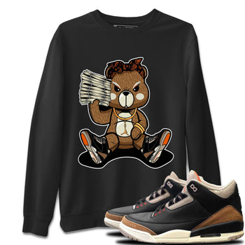 Jordan 3 Desert Elephant Sneaker Match Tees Bad Baby Bear Sneaker Tees Jordan 3 Desert Elephant Sneaker Release Tees Unisex Shirts