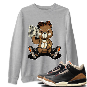 Jordan 3 Desert Elephant Sneaker Match Tees Bad Baby Bear Sneaker Tees Jordan 3 Desert Elephant Sneaker Release Tees Unisex Shirts