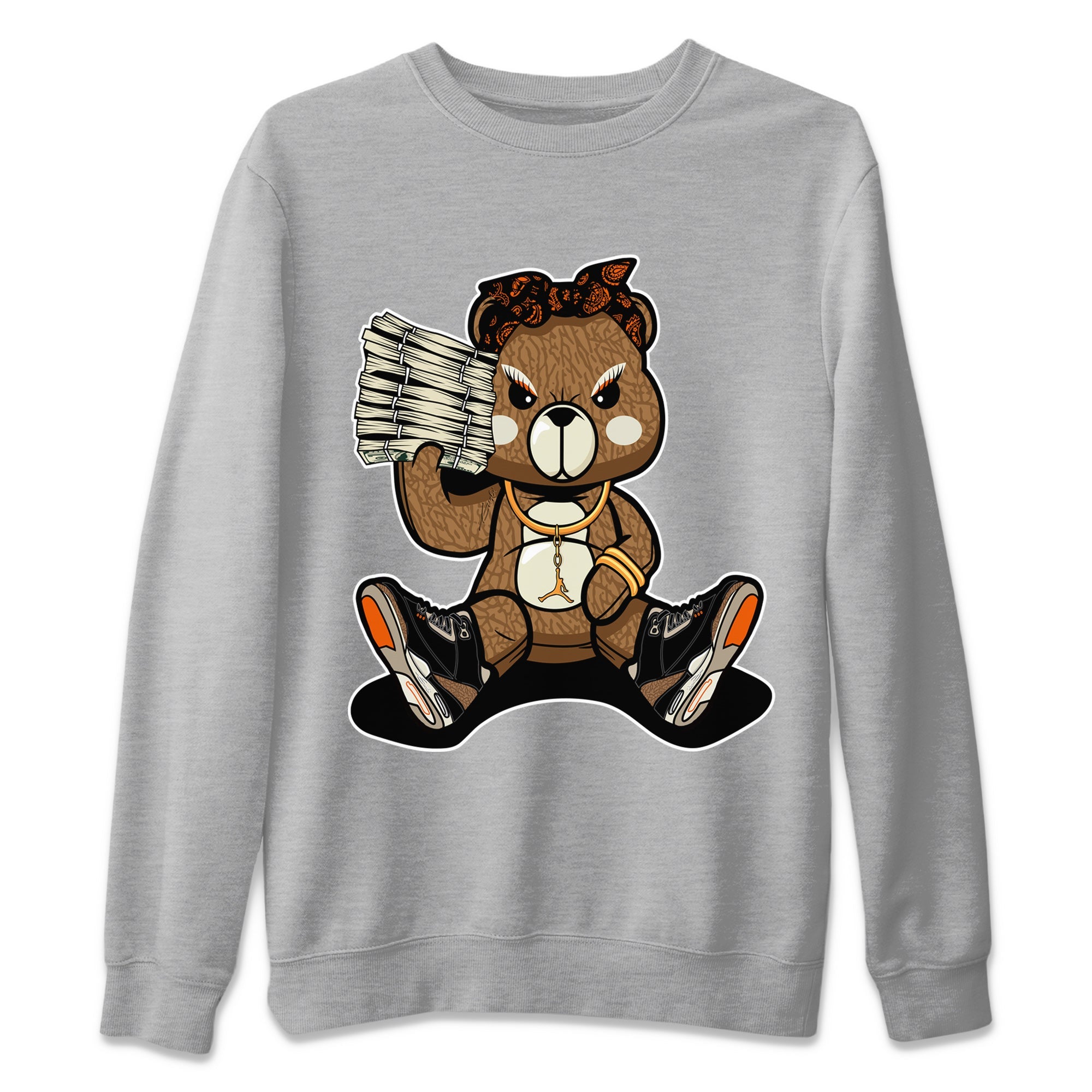 Jordan 3 Desert Elephant Sneaker Match Tees Bad Baby Bear Sneaker Tees Jordan 3 Desert Elephant Sneaker Release Tees Unisex Shirts