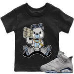 Jordan 6 Georgetown Sneaker Match Tees Bad Baby Bear Sneaker Tees Jordan 6 Georgetown Sneaker Release Tees Kids Shirts