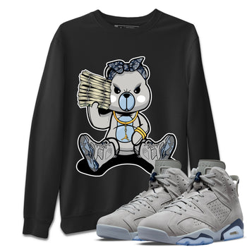 Jordan 6 Georgetown Sneaker Match Tees Bad Baby Bear Sneaker Tees Jordan 6 Georgetown Sneaker Release Tees Unisex Shirts