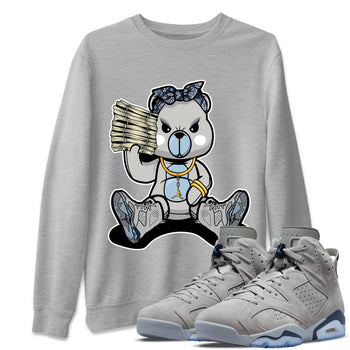 Jordan 6 Georgetown Sneaker Match Tees Bad Baby Bear Sneaker Tees Jordan 6 Georgetown Sneaker Release Tees Unisex Shirts
