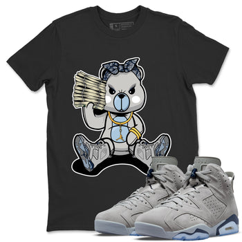 Jordan 6 Georgetown Sneaker Match Tees Bad Baby Bear Sneaker Tees Jordan 6 Georgetown Sneaker Release Tees Unisex Shirts