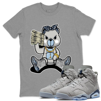 Jordan 6 Georgetown Sneaker Match Tees Bad Baby Bear Sneaker Tees Jordan 6 Georgetown Sneaker Release Tees Unisex Shirts
