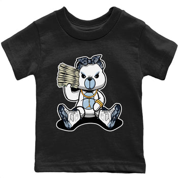 Jordan 6 Midnight Navy Sneaker Match Tees Bad Baby Bear Sneaker Tees Jordan 6 Midnight Navy Sneaker Release Tees Kids Shirts