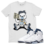 Jordan 6 Midnight Navy Sneaker Match Tees Bad Baby Bear Sneaker Tees Jordan 6 Midnight Navy Sneaker Release Tees Unisex Shirts