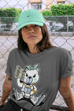 Jordan 6 Mint Foam Sneaker Match Tees Bad Baby Bear Sneaker Tees Jordan 6 Mint Foam Sneaker Release Tees Unisex Shirts