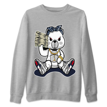 Jordan 4 Midnight Navy Sneaker Match Tees Bad Baby Bear Sneaker Tees Jordan 4 Midnight Navy Sneaker Release Tees Unisex Shirts