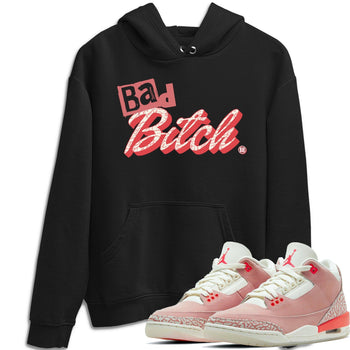 Jordan 3 Rust Pink Sneaker Match Tees Bad Bitch Sneaker Tees Jordan 3 Rust Pink Sneaker Release Tees Unisex Shirts