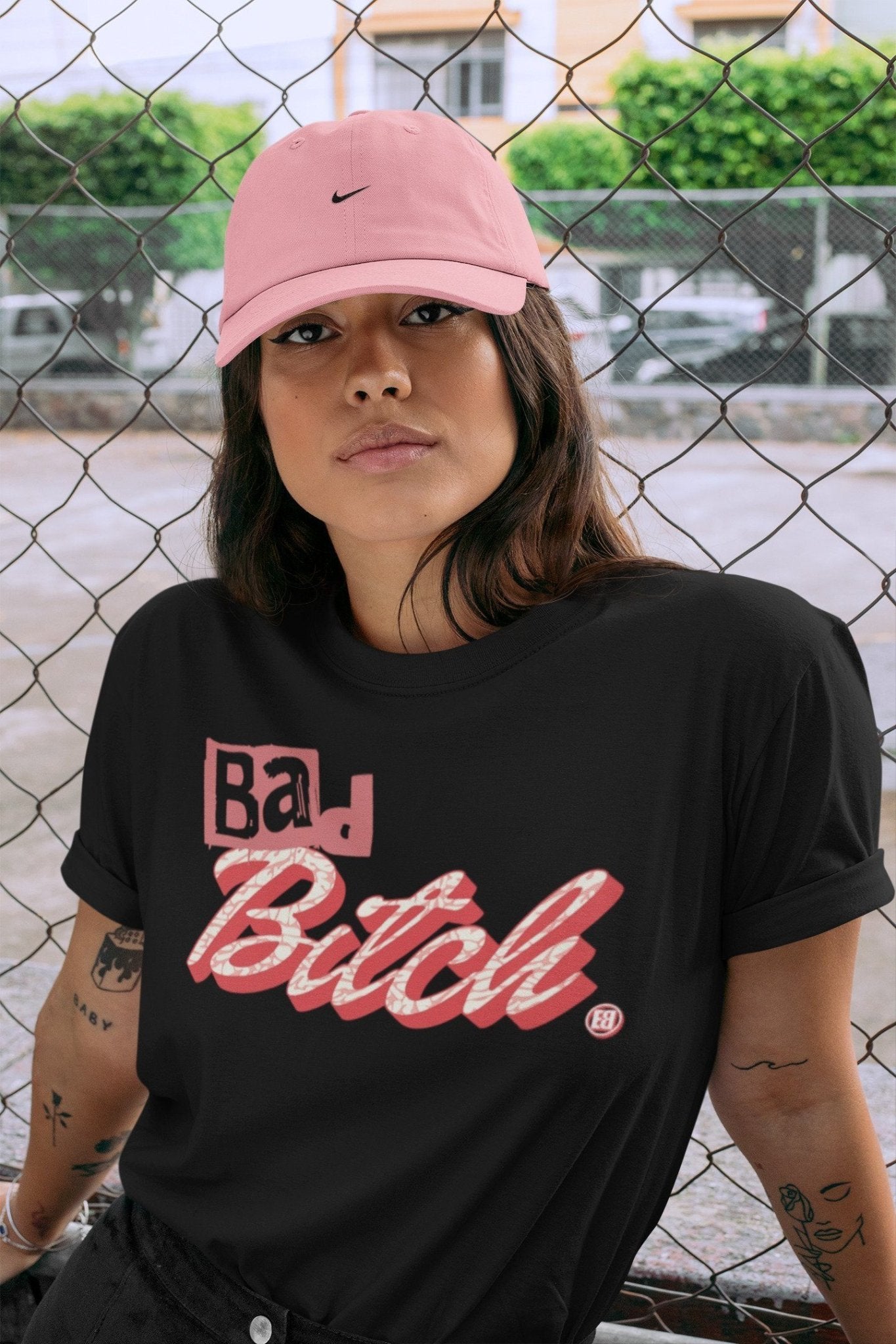 Jordan 3 Rust Pink Sneaker Match Tees Bad Bitch Sneaker Tees Jordan 3 Rust Pink Sneaker Release Tees Unisex Shirts