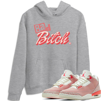Jordan 3 Rust Pink Sneaker Match Tees Bad Bitch Sneaker Tees Jordan 3 Rust Pink Sneaker Release Tees Unisex Shirts