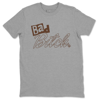 Dunk Low WMNS Cacao Wow sneaker shirt to match jordans Bad Bitch sneaker tees Dunk Cacao Wow SNRT Sneaker Tees Crew Neck Unisex Cotton Sneaker T-Shirt Heather Grey 2 T-Shirt