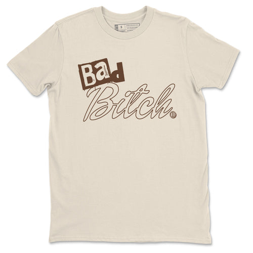 Dunk Low WMNS Cacao Wow sneaker shirt to match jordans Bad Bitch sneaker tees Dunk Cacao Wow SNRT Sneaker Tees Crew Neck Unisex Cotton Sneaker T-Shirt Natural 2 T-Shirt