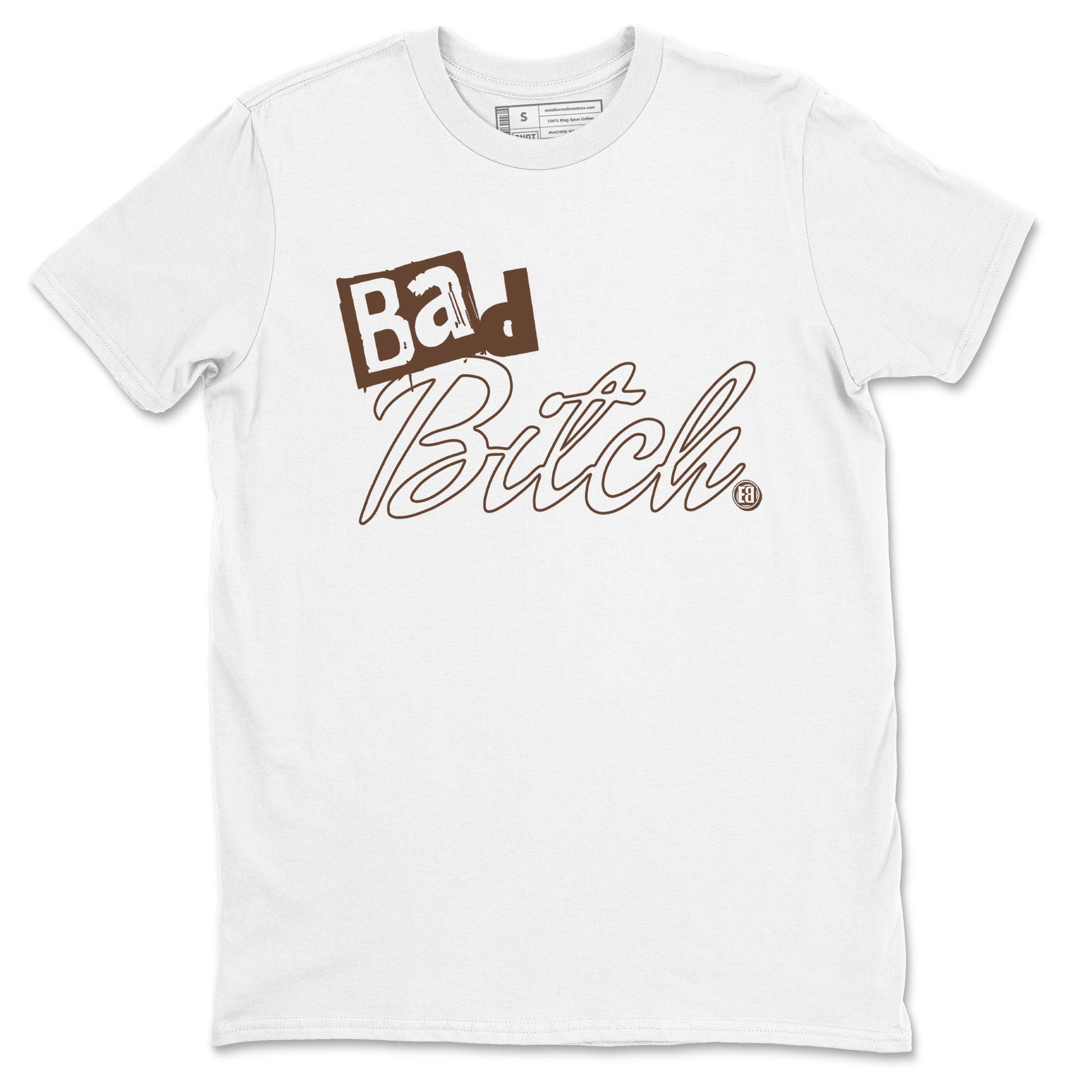 Dunk Low WMNS Cacao Wow sneaker shirt to match jordans Bad Bitch sneaker tees Dunk Cacao Wow SNRT Sneaker Tees Crew Neck Unisex Cotton Sneaker T-Shirt White 2 T-Shirt