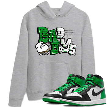 Air Jordan 1 Celtics Sneaker Match Tees Bad Boys Sneaker Tees Air Jordan 1 Retro Celtics Sneaker Release Tees Unisex Shirts Heather Grey 1