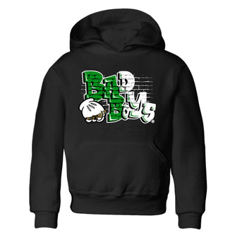 Air Jordan 1 Celtics Sneaker Match Tees Bad Boys Sneaker Tees Air Jordan 1 Retro Celtics Sneaker Release Tees Kids Shirts Black 2