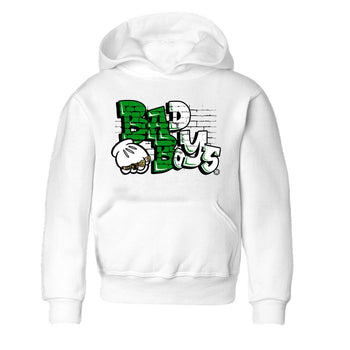 Air Jordan 1 Celtics Sneaker Match Tees Bad Boys Sneaker Tees Air Jordan 1 Retro Celtics Sneaker Release Tees Kids Shirts White 2