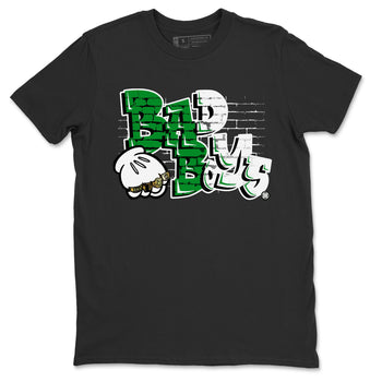 Air Jordan 1 Celtics Sneaker Match Tees Bad Boys Sneaker Tees Air Jordan 1 Retro Celtics Sneaker Release Tees Unisex Shirts Black 2