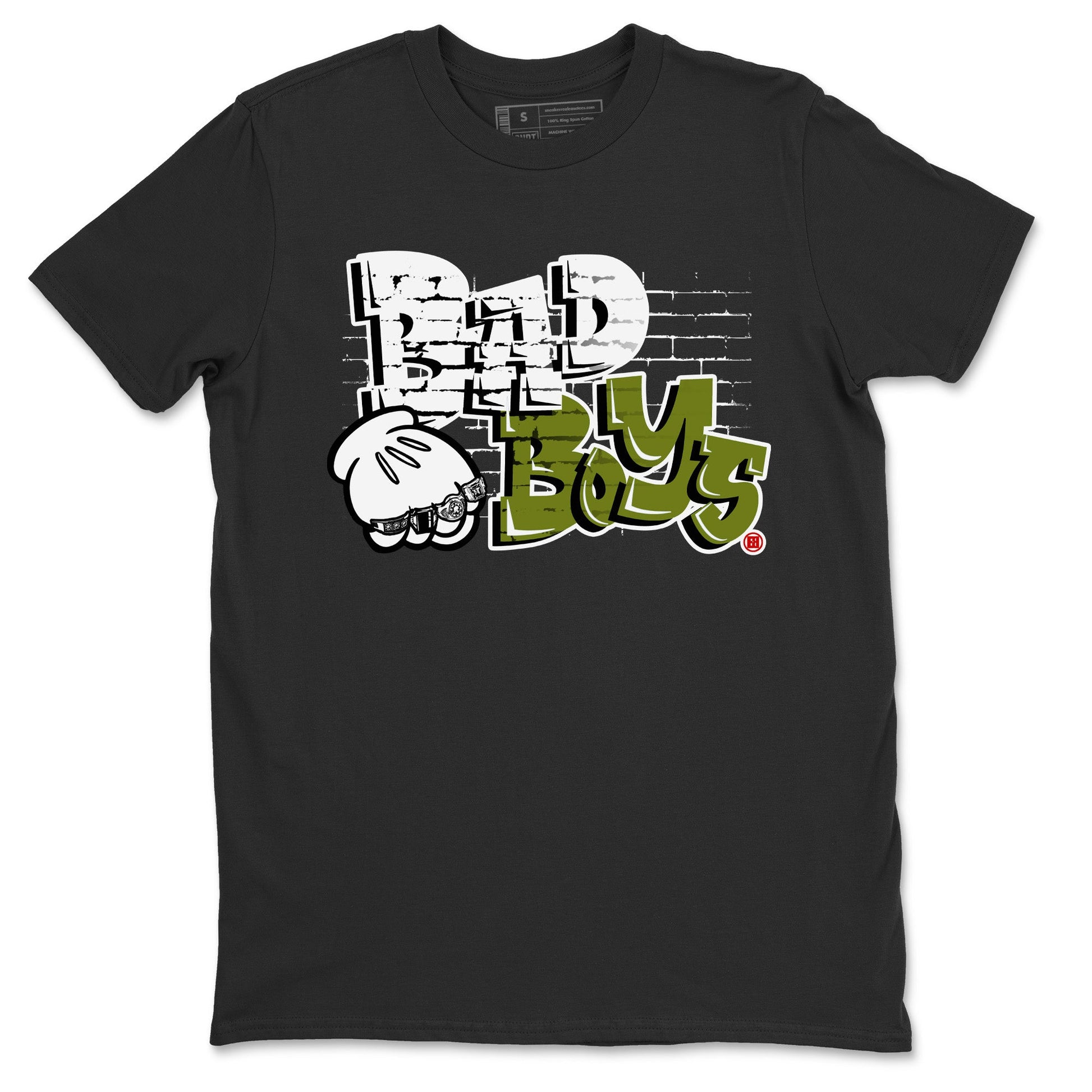 Air Jordan 1 Travis Scott Olive Sneaker Match Tees Bad Boys Sneaker Tees Air Jordan 1 Low x Travis Scott x Olive Sneaker Release Tees Unisex Shirts Black 2