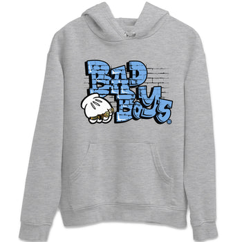 Air Jordan 1 Retro High OG UNC Toe Shirt to match Jordans Bad Boys Sneaker Tees Air Jordan 1 High OG UNC Toe SNRT Sneaker Release Tees Crew Neck T-Shirts Heather Grey 2