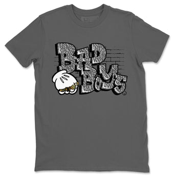 Air Jordan 1 White Cement Sneaker Match Tees Bad Boys Sneaker Tees Air Jordan 1 High OG White Cement Sneaker Release Tees Unisex Shirts Cool Grey 2