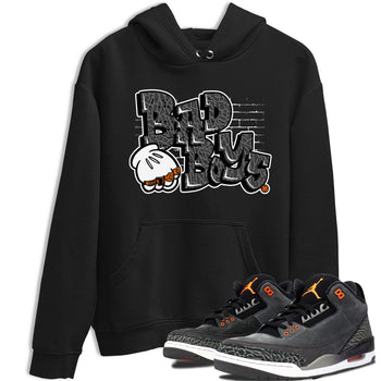 Jordan 3 Retro Fear AJ3 Grey shirt to match jordans Bad Boys sneaker tees Air Jordan 3 Fear SNRT Sneaker Release Tees Crew Neck Casual Unisex Black 1 T-Shirt