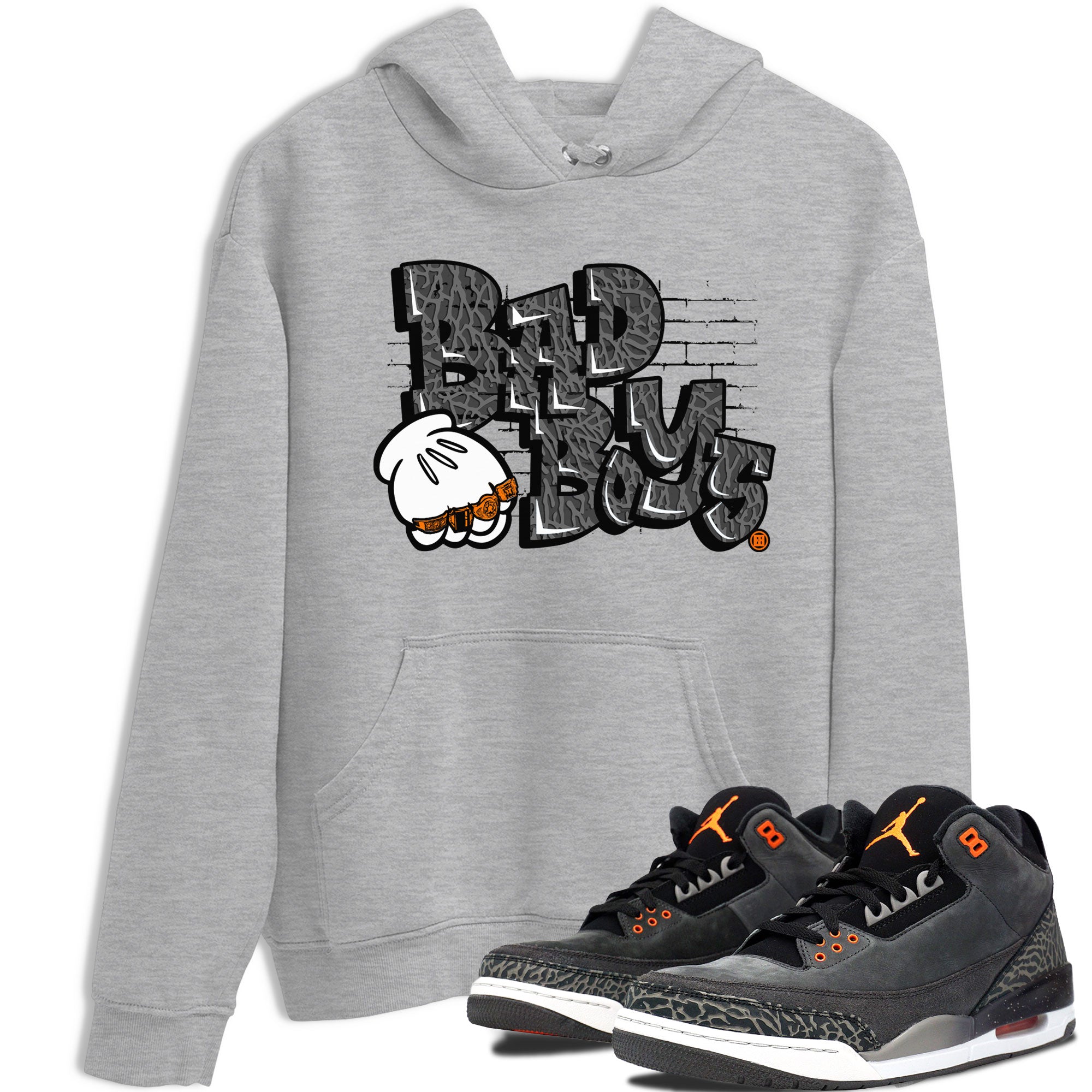 Jordan 3 Retro Fear AJ3 Grey shirt to match jordans Bad Boys sneaker tees Air Jordan 3 Fear SNRT Sneaker Release Tees Crew Neck Casual Unisex Heather Grey 1 T-Shirt