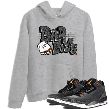Jordan 3 Retro Fear AJ3 Grey shirt to match jordans Bad Boys sneaker tees Air Jordan 3 Fear SNRT Sneaker Release Tees Crew Neck Casual Unisex Heather Grey 1 T-Shirt