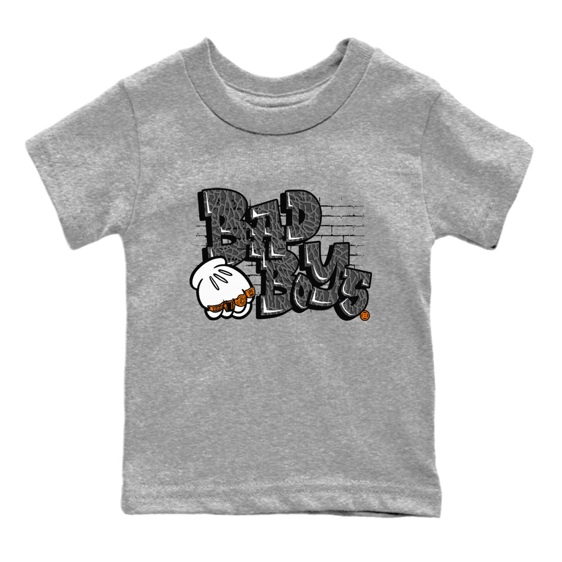 Jordan 3 Retro Fear AJ3 Grey shirt to match jordans Bad Boys sneaker tees Air Jordan 3 Fear SNRT Sneaker Release Tees Baby Toddler Heather Grey 2 T-Shirt