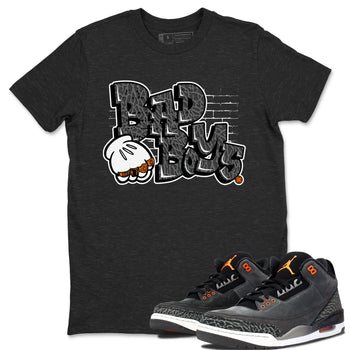 Jordan 3 Retro Fear AJ3 Grey shirt to match jordans Bad Boys sneaker tees Air Jordan 3 Fear SNRT Sneaker Release Tees Crew Neck Casual Unisex Charcoal Heather 1 T-Shirt