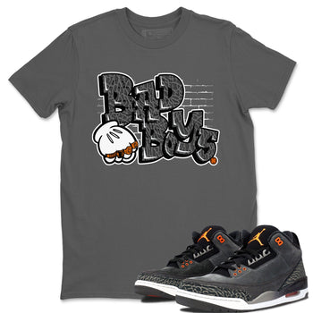 Jordan 3 Retro Fear AJ3 Grey shirt to match jordans Bad Boys sneaker tees Air Jordan 3 Fear SNRT Sneaker Release Tees Crew Neck Casual Unisex Cool Grey 1 T-Shirt