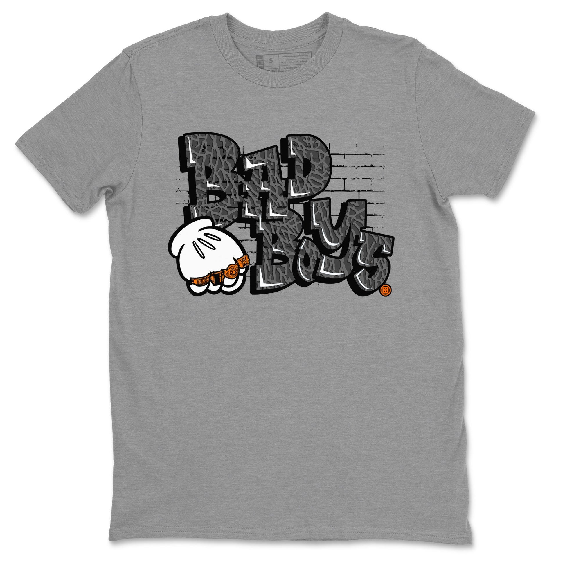 Jordan 3 Retro Fear AJ3 Grey shirt to match jordans Bad Boys sneaker tees Air Jordan 3 Fear SNRT Sneaker Release Tees Crew Neck Casual Unisex Heather Grey 2 T-Shirt
