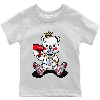 Jordan 11 Cherry Sneaker Match Tees Bad King Baby Bear Sneaker Tees Jordan 11 Cherry Sneaker Release Tees Kids Shirts