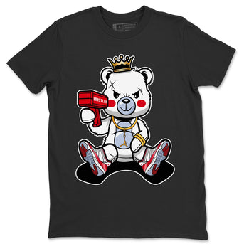 Jordan 11 Cherry Sneaker Match Tees Bad King Baby Bear Sneaker Tees Jordan 11 Cherry Sneaker Release Tees Unisex Shirts