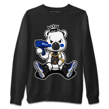Jordan 12 Hyper Royal Sneaker Match Tees Bad King Baby Bear Sneaker Tees Jordan 12 Hyper Royal Sneaker Release Tees Unisex Shirts