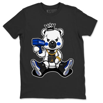 Jordan 12 Hyper Royal Sneaker Match Tees Bad King Baby Bear Sneaker Tees Jordan 12 Hyper Royal Sneaker Release Tees Unisex Shirts
