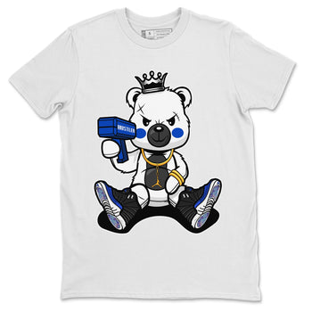 Jordan 12 Hyper Royal Sneaker Match Tees Bad King Baby Bear Sneaker Tees Jordan 12 Hyper Royal Sneaker Release Tees Unisex Shirts