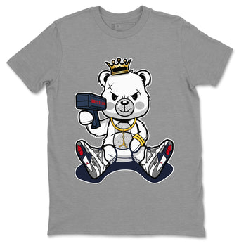 Jordan 4 Midnight Navy Sneaker Match Tees Bad King Baby Bear Sneaker Tees Jordan 4 Midnight Navy Sneaker Release Tees Unisex Shirts