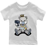 Jordan 6 Georgetown Sneaker Match Tees Bad King Baby Bear Sneaker Tees Jordan 6 Georgetown Sneaker Release Tees Kids Shirts