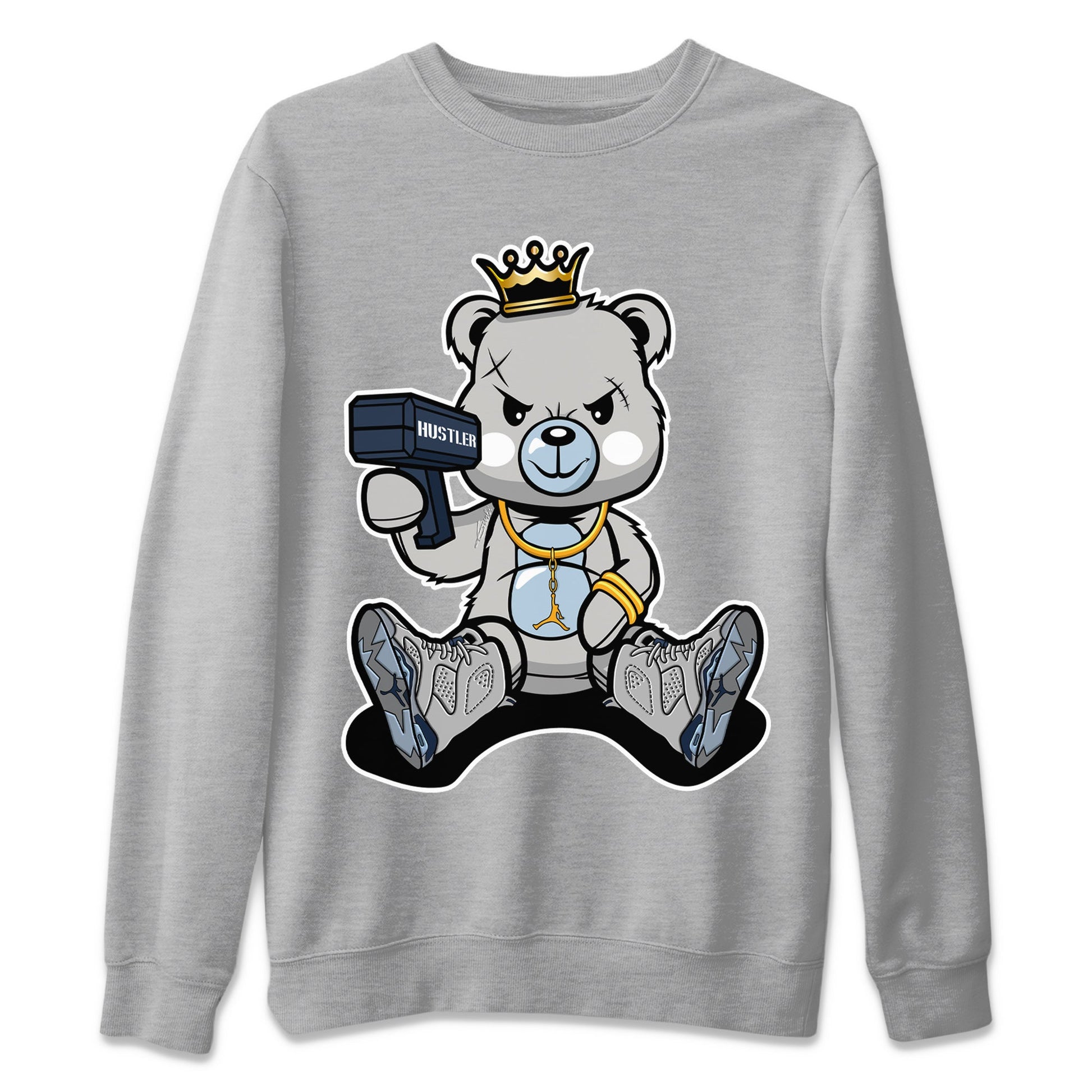 Jordan 6 Georgetown Sneaker Match Tees Bad King Baby Bear Sneaker Tees Jordan 6 Georgetown Sneaker Release Tees Unisex Shirts