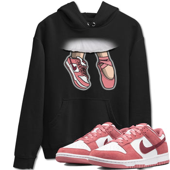 Dunk Valentine's Day shirt to match jordans Ballet Shoes sneaker tees Dunks Valentine's Day SNRT sneaker Release Tees unisex cotton Black 1 crew neck shirt