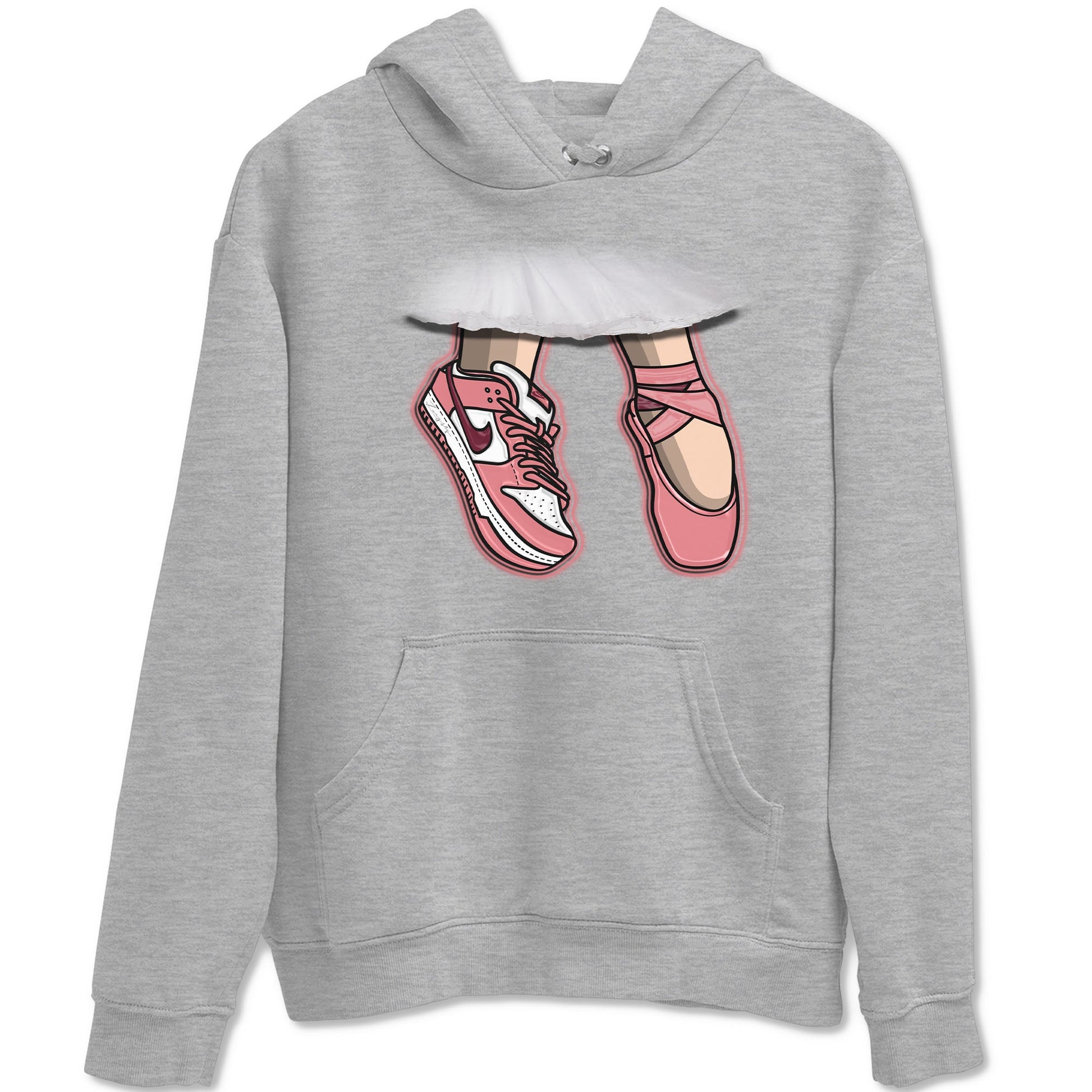 Dunk Valentine's Day shirt to match jordans Ballet Shoes sneaker tees Dunks Valentine's Day SNRT sneaker Release Tees unisex cotton Heather Grey 2 crew neck shirt