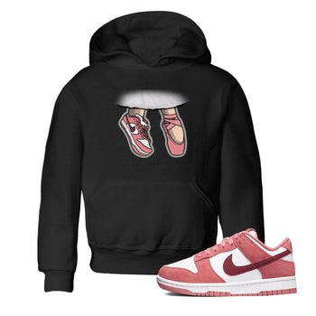 Dunk Valentine's Day shirt to match jordans Ballet Shoes sneaker tees Dunks Valentine's Day SNRT sneaker release tees baby toddler Black 1 cotton Shirt