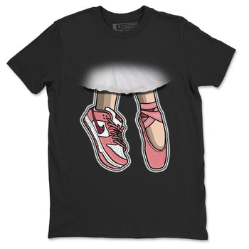 Dunk Valentine's Day shirt to match jordans Ballet Shoes sneaker tees Dunks Valentine's Day SNRT sneaker Release Tees unisex cotton Black 2 crew neck shirt