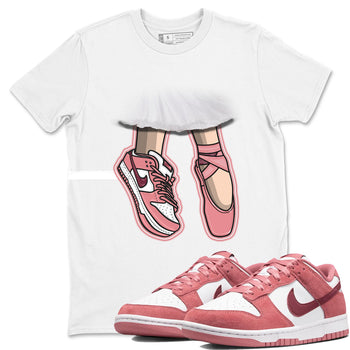 Dunk Valentine's Day shirt to match jordans Ballet Shoes sneaker tees Dunks Valentine's Day SNRT sneaker Release Tees unisex cotton White 1 crew neck shirt