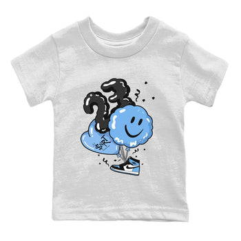 Air Jordan 1 Retro High OG UNC Toe Shirt to match Jordans Balloon Sneaker Tees Air Jordan 1 High OG UNC Toe SNRT Sneaker Release Tees Kids and Baby Tees White 2