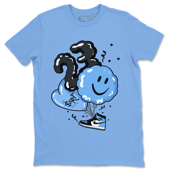 Air Jordan 1 Retro High OG UNC Toe Shirt to match Jordans Balloon Sneaker Tees Air Jordan 1 High OG UNC Toe SNRT Sneaker Release Tees Crew Neck T-Shirts Carolina Blue 2