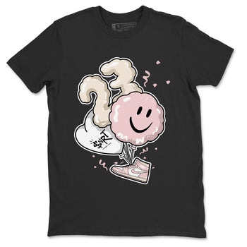 Air Jordan 1 Washed Pink Sneaker Match Tees Balloon Sneaker Tees Air Jordan 1 High OG WMNS Washed Pink Sneaker Release Tees Unisex Shirts Black 2