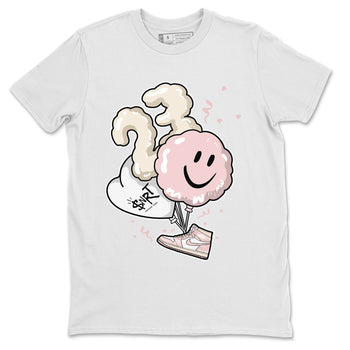 Air Jordan 1 Washed Pink Sneaker Match Tees Balloon Sneaker Tees Air Jordan 1 High OG WMNS Washed Pink Sneaker Release Tees Unisex Shirts White 2