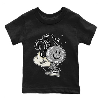 Jordan 1 White Cement Sneaker Match Tees Balloon Sneaker Tees Jordan 1 White Cement Sneaker Release Tees Kids Shirts